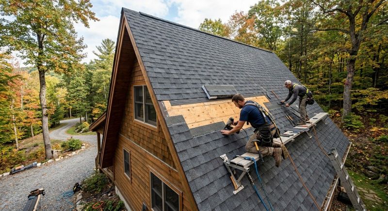 A Frame Roof Repair in Greeley, CO