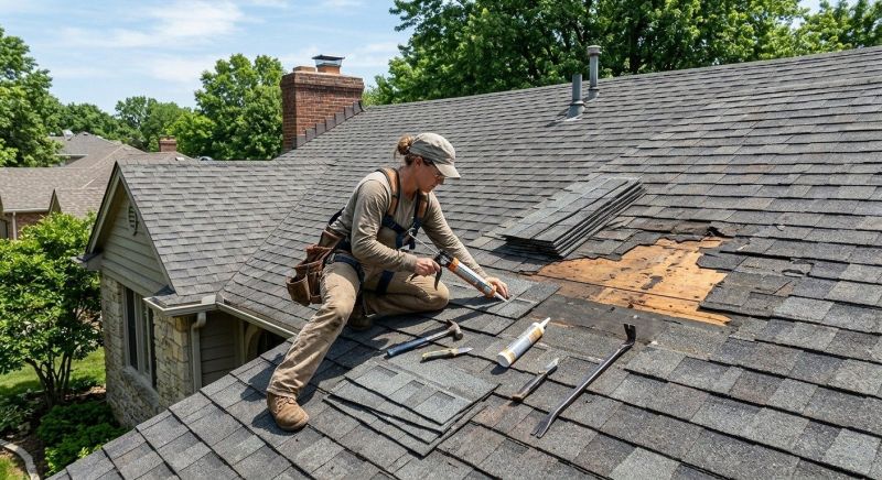 A Frame Roof Repair in Greeley, CO