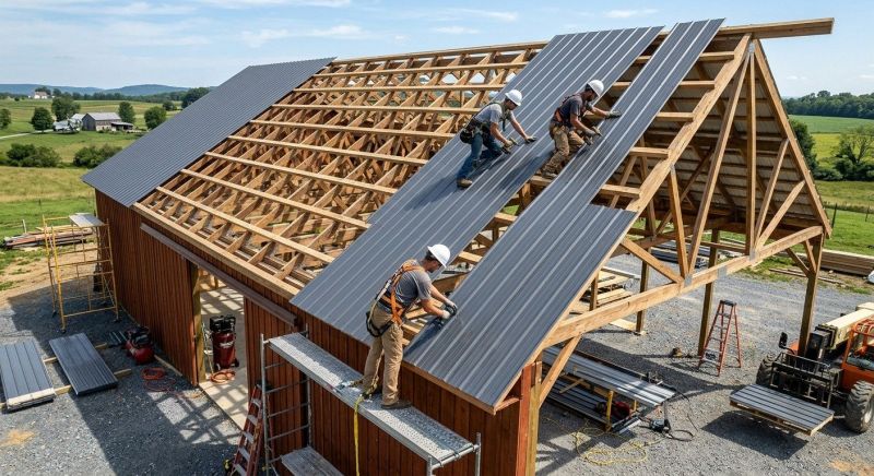 Barn Roof Construction in Greeley, CO