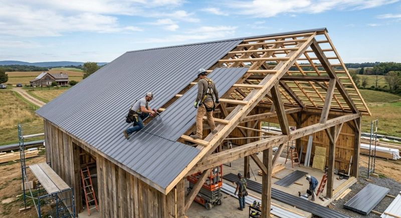 Barn Roof Installation in Greeley, CO