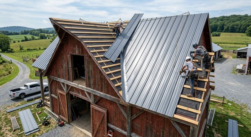 Barn Roof Installation in Greeley, CO