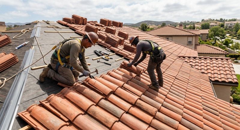 Barrel Tile Roof Installation in Greeley, CO