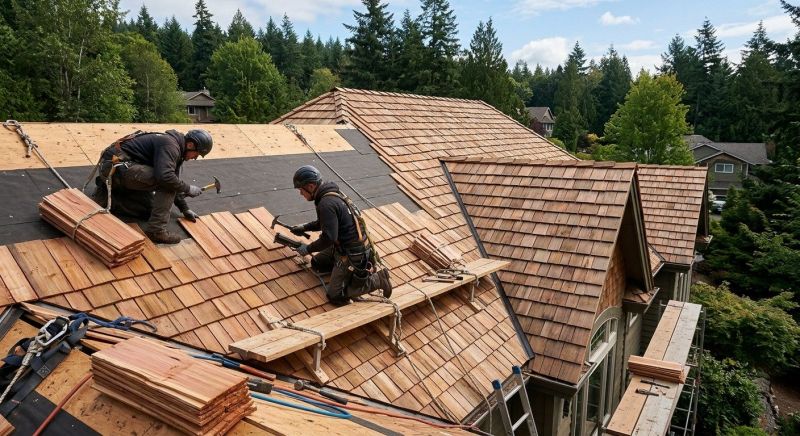 Cedar Roof Installation in Milliken, CO