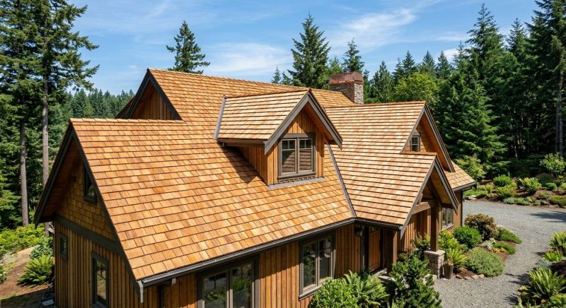Cedar Roof Installation in Windsor, CO