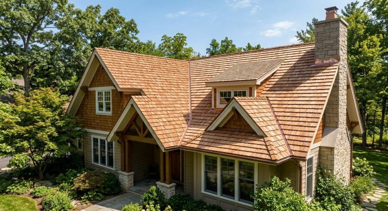 Cedar Shake Roof Construction in Evans, CO