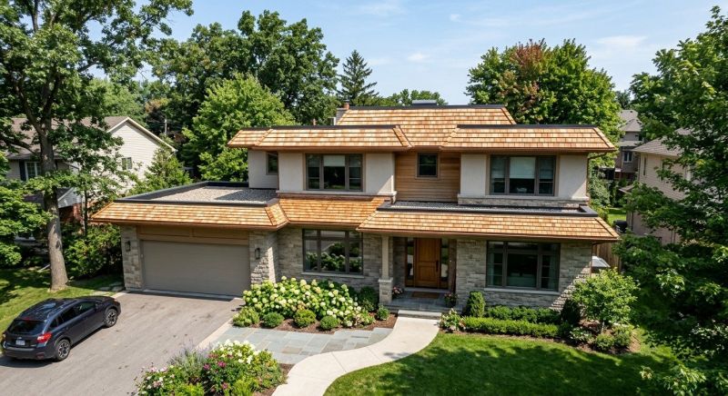 Cedar Shake Roof Construction in Milliken, CO