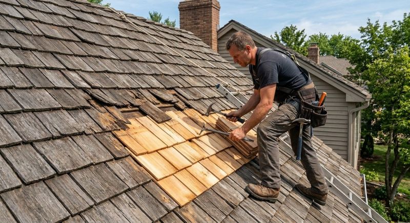 Cedar Shake Roof Repair in Johnstown, CO
