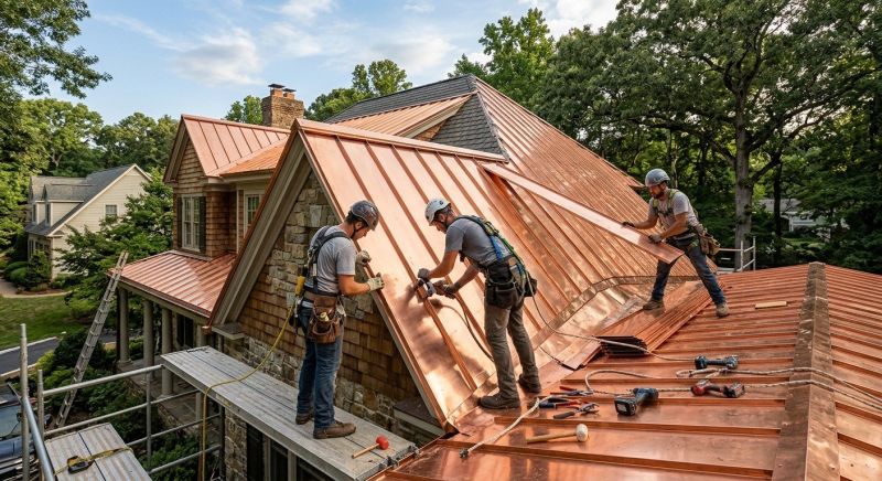 Copper Roof Installation in Greeley, CO