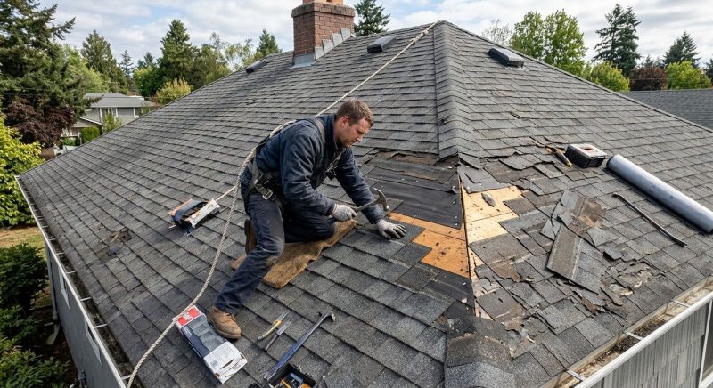 Damaged Roof Repair in Greeley, CO