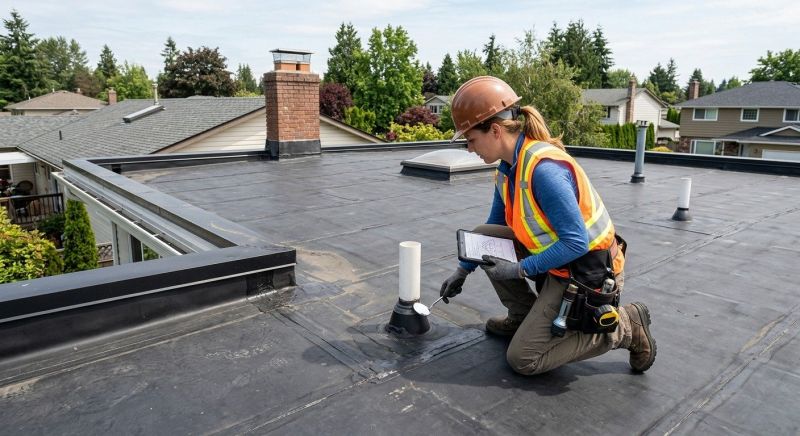 Flat Roof Inspection in Greeley, CO