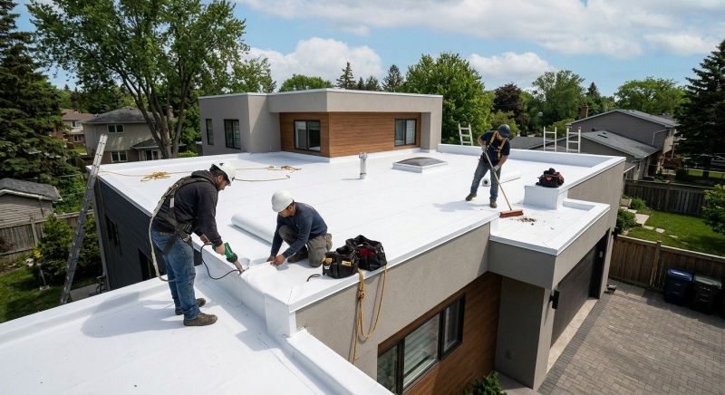 Flat Roof Installation in Windsor, CO