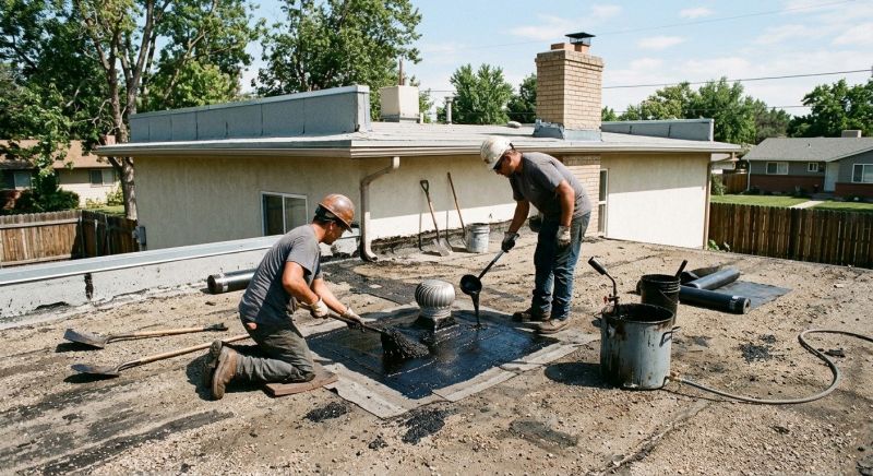 Flat Roof Tar Repair in Greeley, CO