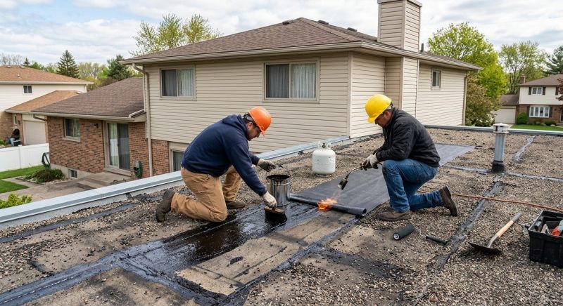 Flat Roof Tar Repair in Greeley, CO