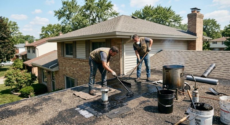 Flat Roof Tar Repair in Greeley, CO
