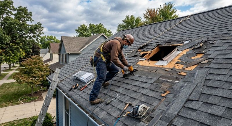 Hail Damage Roof Repair in Fort Collins, CO