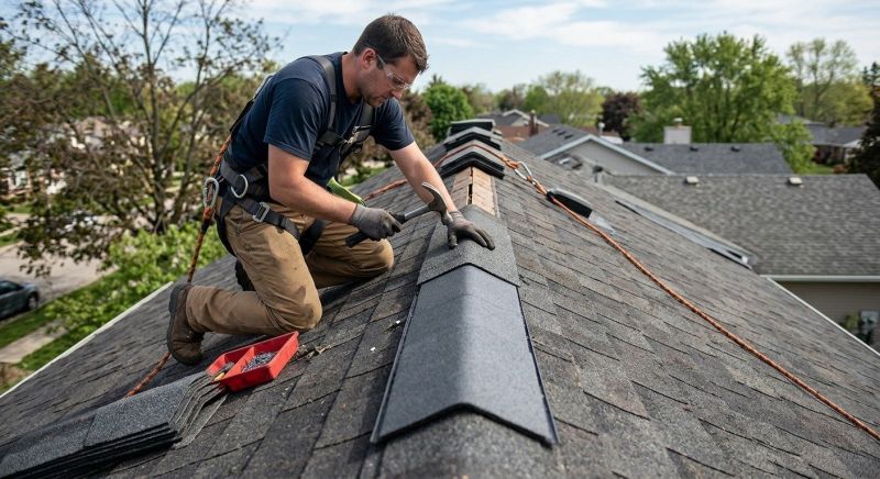 Ridge Cap Repair in Greeley, CO