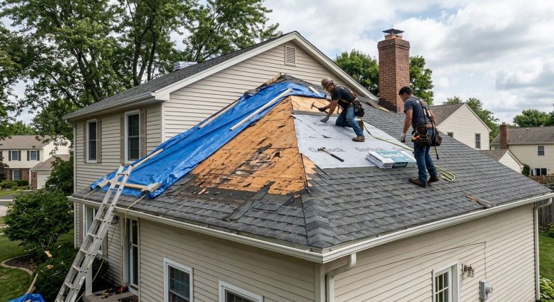 Roof Damage Restoration in Berthoud, CO