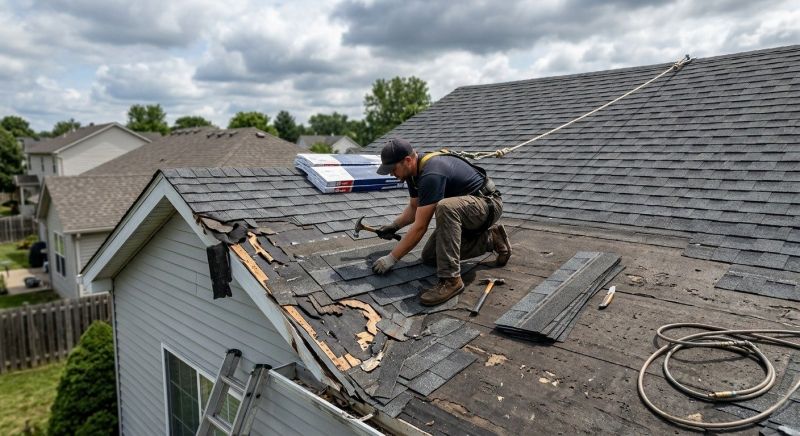 Roof Damage Restoration in Evans, CO