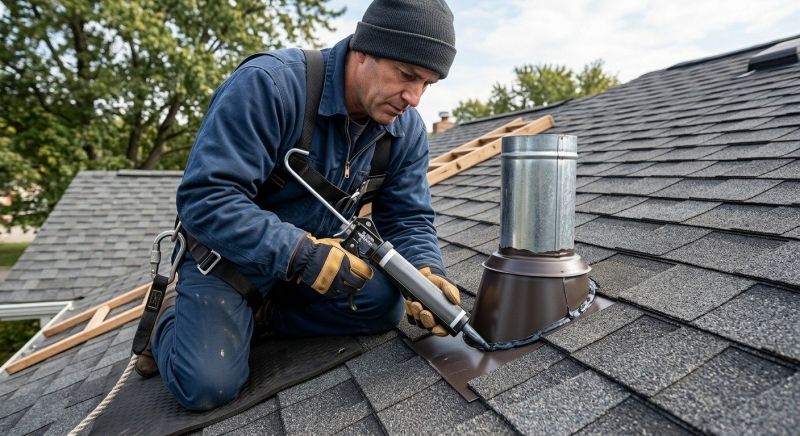 Roof Vent Flashing Repair in Greeley, CO