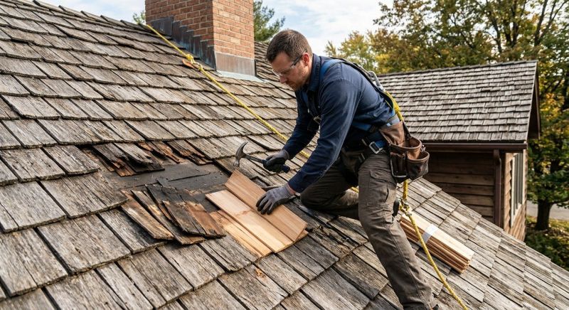 Shake Shingle Repair in Larimer County, CO