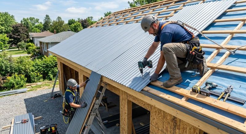 Sheet Roofing Installation in Nunn, CO