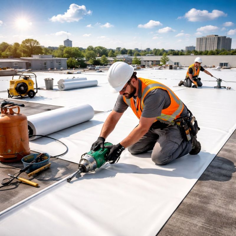 Single Ply Roof Installation in Fort Collins, CO