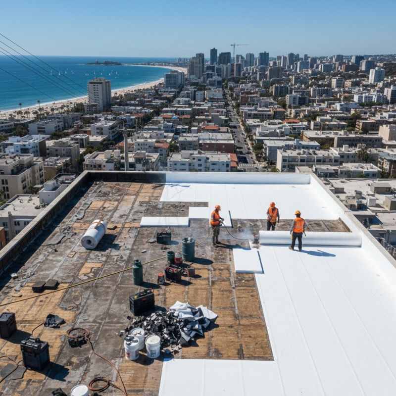 Single Ply Roof Replacement in Evans, CO