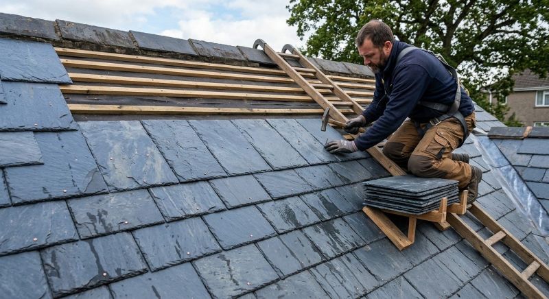 Slate Roof Construction in Greeley, CO