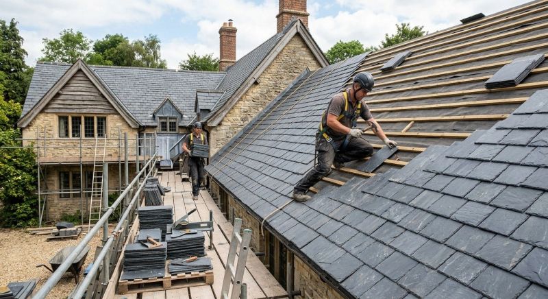 Slate Roof Installation in Greeley, CO