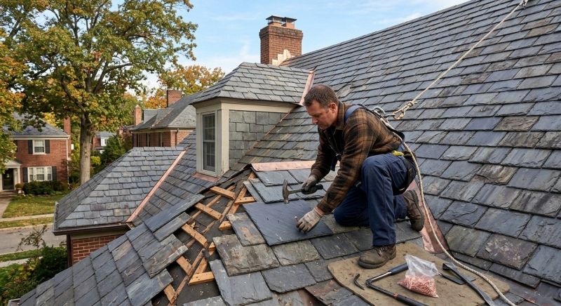 Slate Roof Repair in Loveland, CO