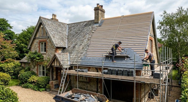 Slate Roof Replacement in Fort Lupton, CO