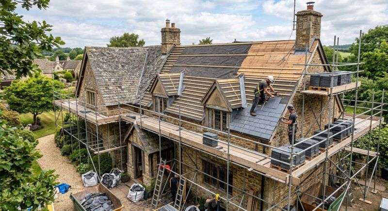 Slate Roof Replacement in Fort Lupton, CO