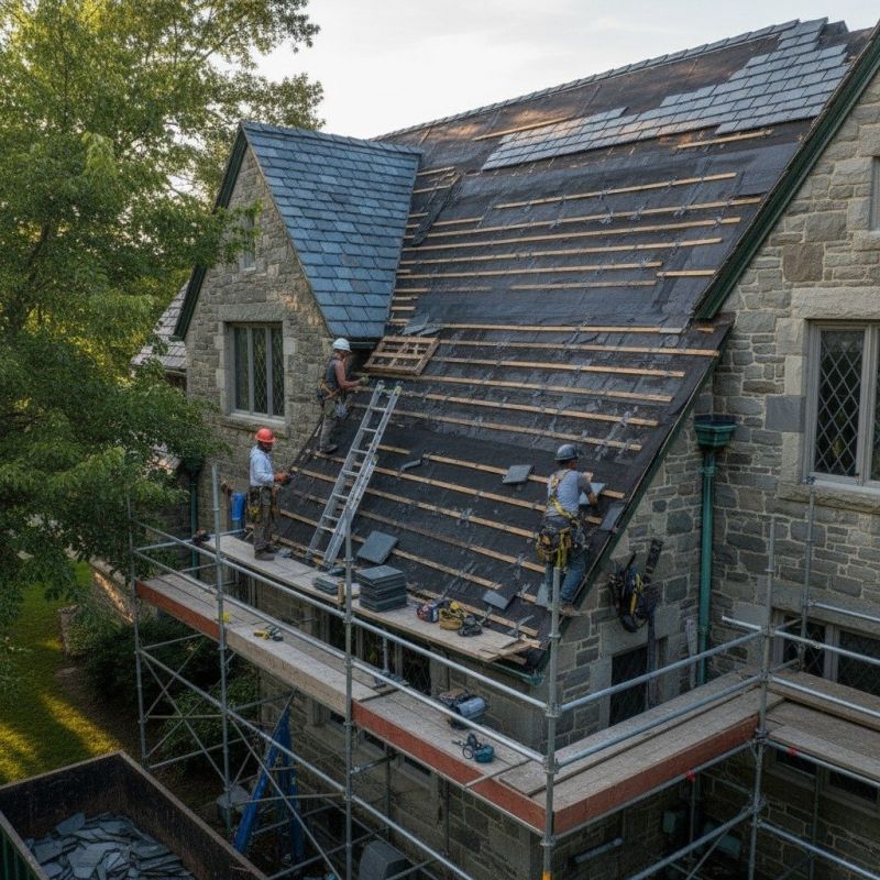 Slate Roof Replacement in Johnstown, CO