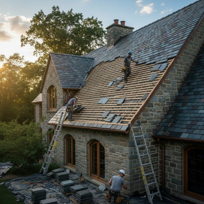 Slate Roof Replacement in Larimer County, CO