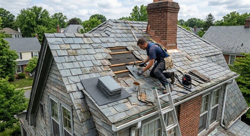 Slate Shingle Replacement in Greeley, CO