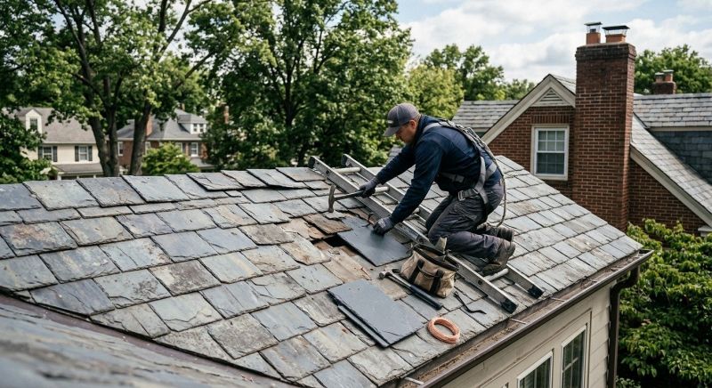 Slate Shingle Replacement in Greeley, CO