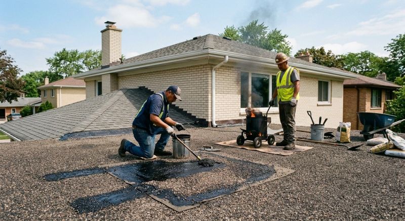 Tar And Gravel Roof Repair in Johnstown, CO