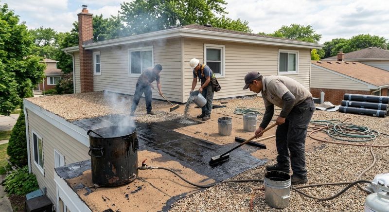 Tar And Gravel Roof Repair in Nunn, CO
