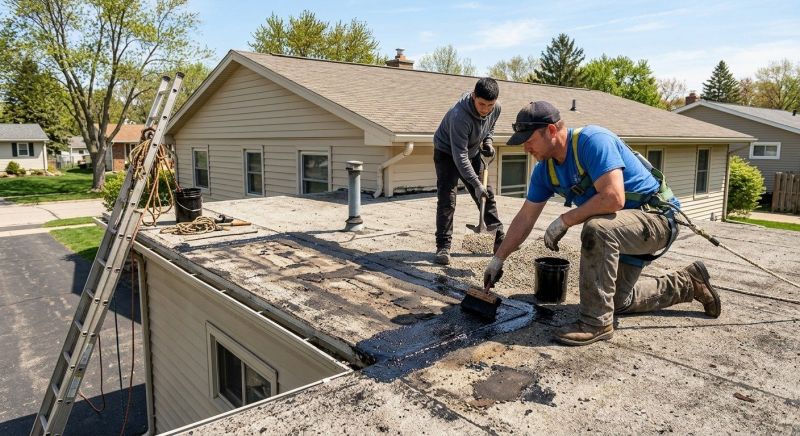 Tar And Gravel Roof Repair in Windsor, CO