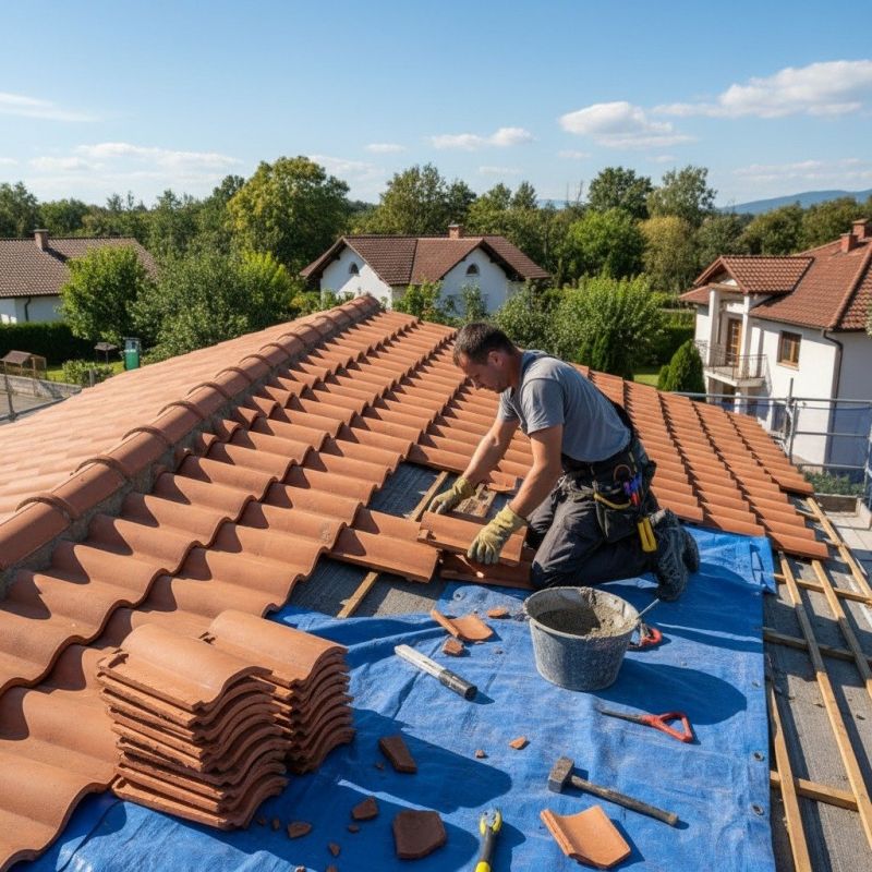 Tile Roof Repair in Nunn, CO