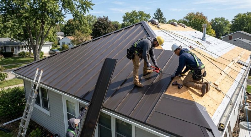 Tin Roof Installation in Larimer County, CO