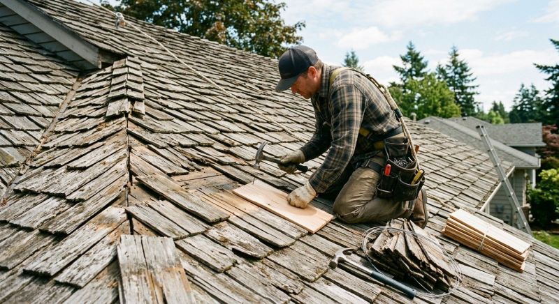 Wood Shake Roof Repair in Berthoud, CO