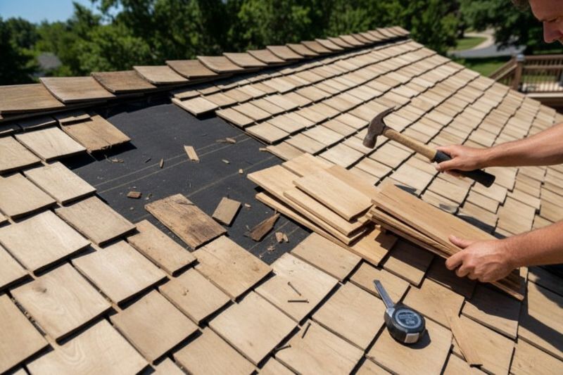 Wood Shake Roof Repair in Milliken, CO