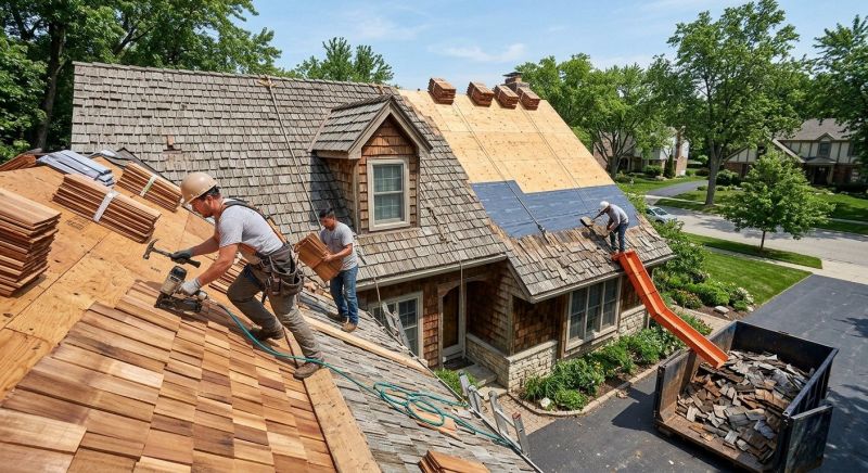 Wood Shake Roof Replacement in Nunn, CO