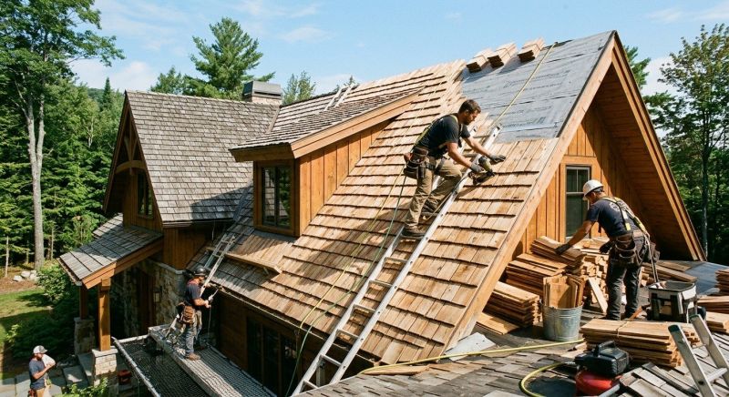 Wood Shake Roof Replacement in Windsor, CO